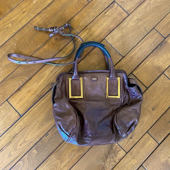 🌸SALE🌸 Chloe Ethel Satchel Hand Bag with Strap Medium Size - Picture 3 of 9